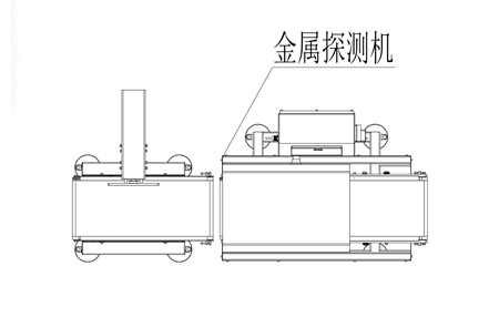 金属探测机CAD平面图